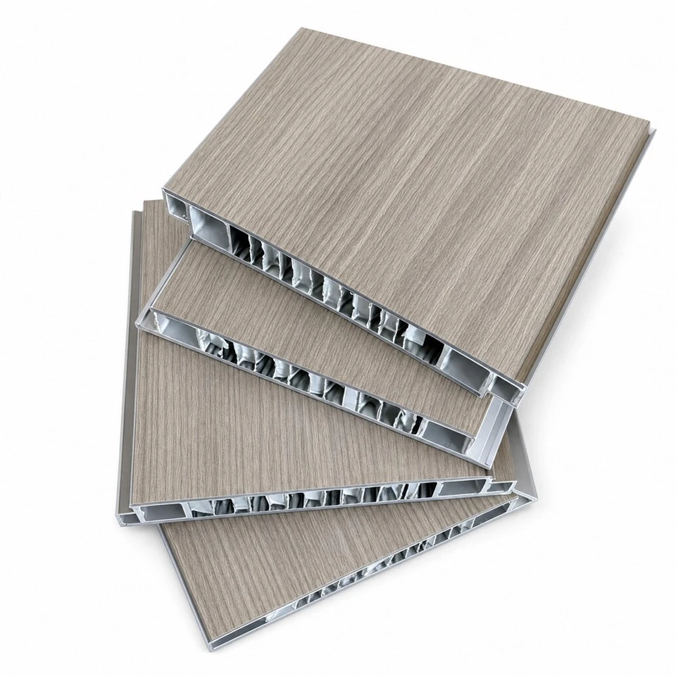 Akustyczne aluminiowe panele sufitowe o strukturze plastra miodu